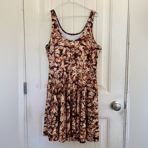 Blackmilk Bees Scoop Skater Dress XL